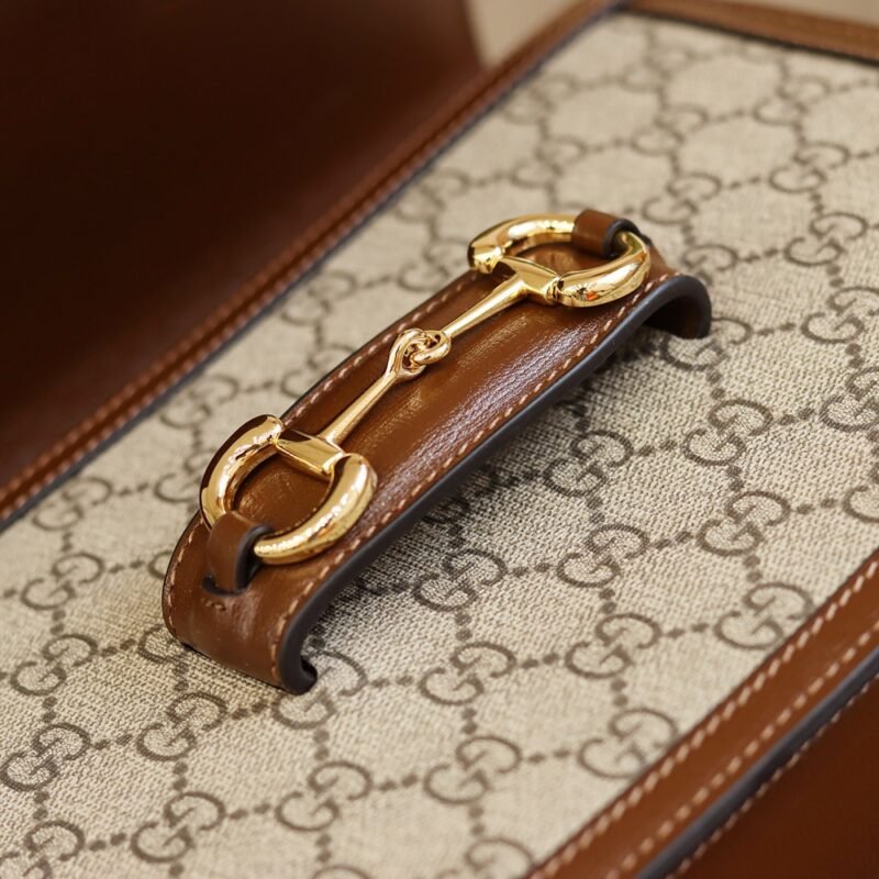 Fake Gucci Horsebit 1955 Classic Brown - Image 11