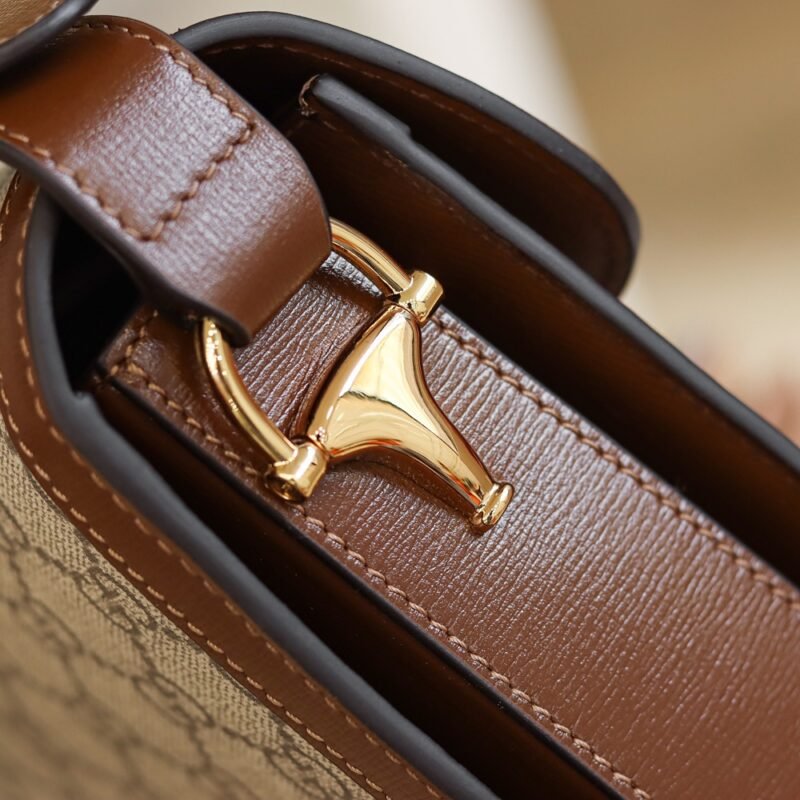 Fake Gucci Horsebit 1955 Classic Brown - Image 12
