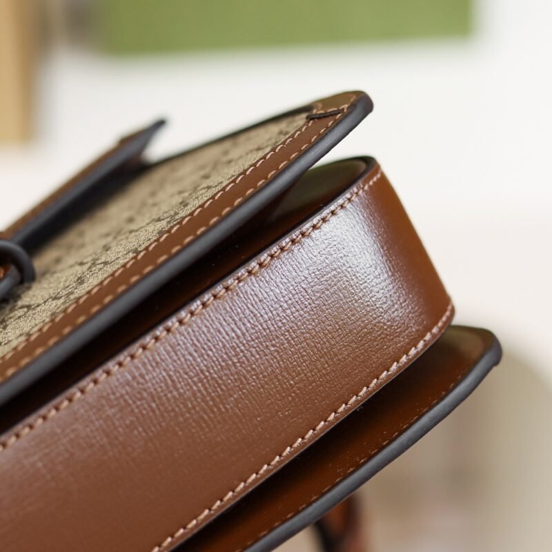 Fake Gucci Horsebit 1955 Classic Brown - Image 16