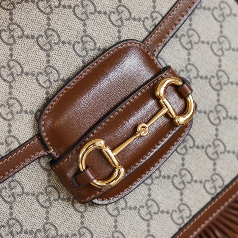 Fake Gucci Horsebit 1955 Classic Brown - Image 19