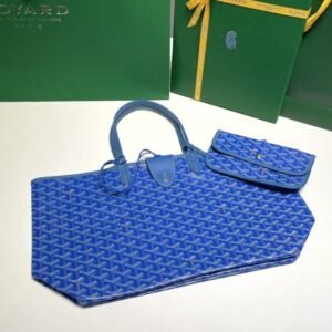 Alternative view of Fake Goyard Saint Louis Blue