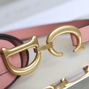 Alternative view of Fake Dior Saddle Bag Pink