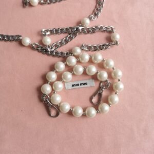 Alternative view of Fake Miu Miu Matelassé Pearl Pink