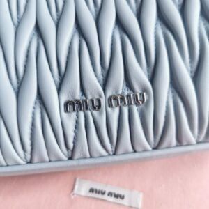 Alternative view of Fake Miu Miu Matelassé Pearl Blue