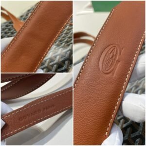 Alternative view of Replica Goyard Voltaire Dark Brown