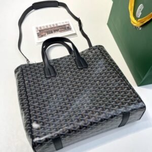 Alternative view of Fake Goyard Voltaire Dark Black