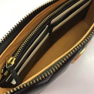 Alternative view of Fake Gucci Marmont Matelasse Wallet On Chain Black