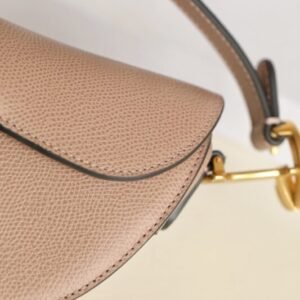 Alternative view of Fake Dior Saddle Bag Small Nude