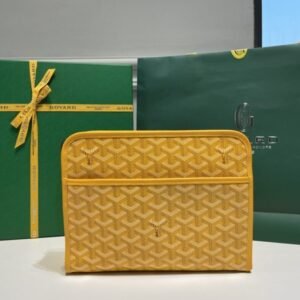 Fake Goyard Jouvence Toiletry Bag Yellow