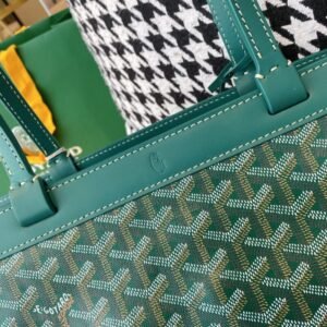 Alternative view of Replica Goyard Bellechasse Green