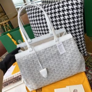Alternative view of Fake Goyard Bellechasse White
