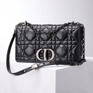 Replica Dior Caro Bag Diamond Black