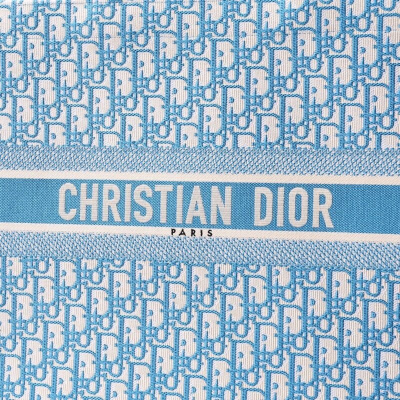 Fake Dior Tote Book Cd Light Blue - Image 2