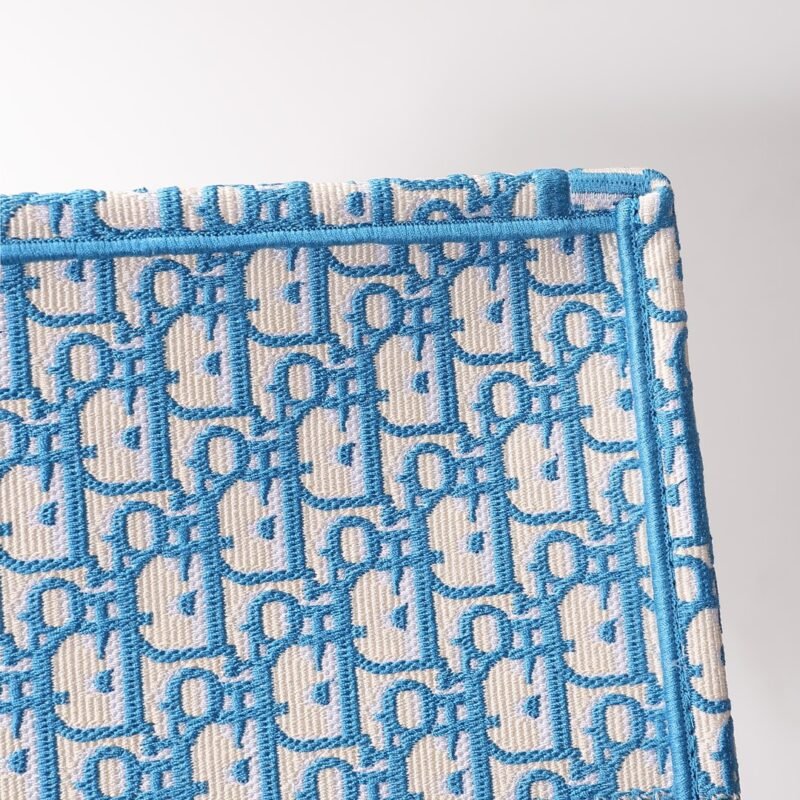 Fake Dior Tote Book Cd Light Blue - Image 3