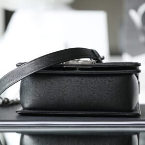 Alternative view of CHANEL Le Boy Black Small