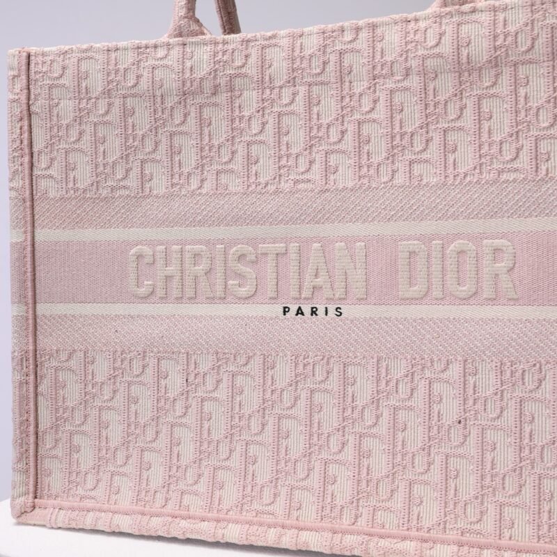 Fake Dior Tote Book Pink - Image 3