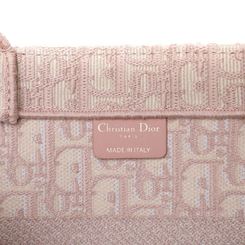 Fake Dior Tote Book Pink - Image 4
