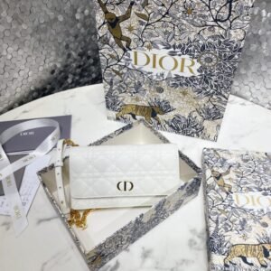 Fake Dior Miss Caro Pouch White