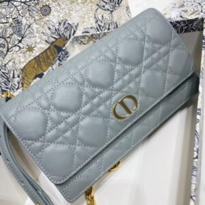 Alternative view of Replica Dior Miss Caro Pouch Sky Blue