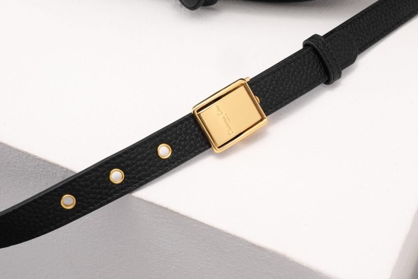 Fake Dior Bobby Black Grained - Image 2