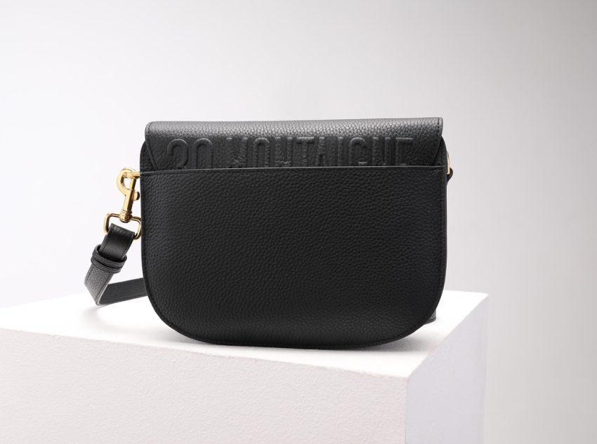 Fake Dior Bobby Black Grained - Image 4