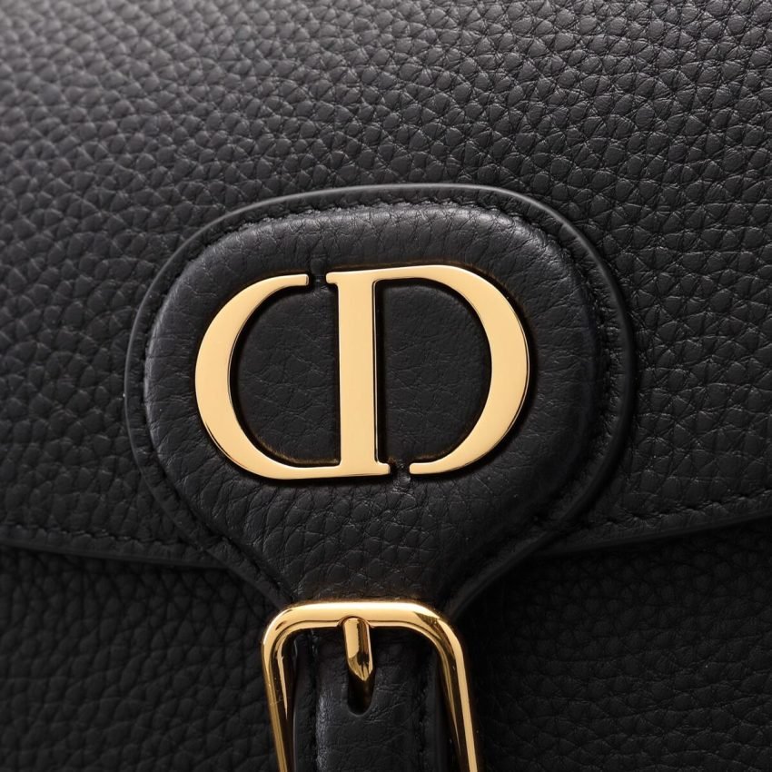Fake Dior Bobby Black Grained - Image 9