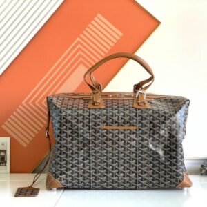 Fake Goyard Bowling 45 Bag Brown
