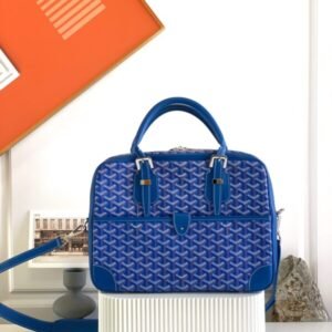 Fake Goyard Ambassade Briefcase Blue