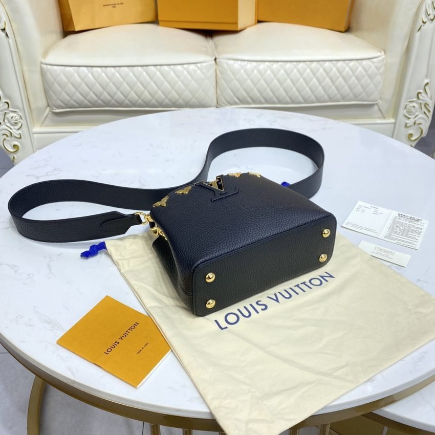 Fake Loius Vuitton Capucines Small Black - Image 2