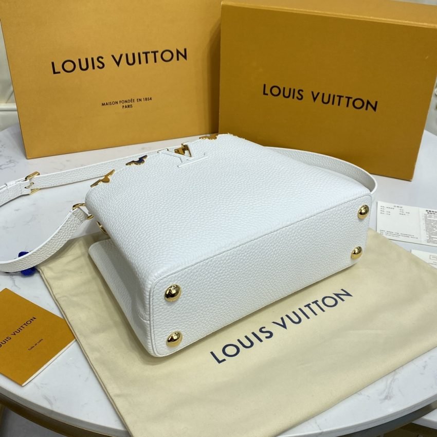 Replica Loius Vuitton Capucines White - Image 3