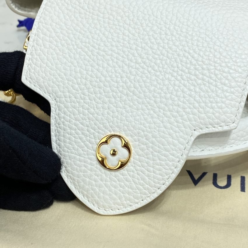 Replica Loius Vuitton Capucines White - Image 7