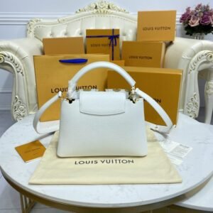 Alternative view of Replica Loius Vuitton Capucines White