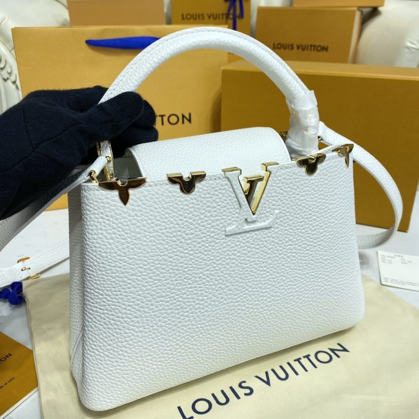 Replica Loius Vuitton Capucines White - Image 10