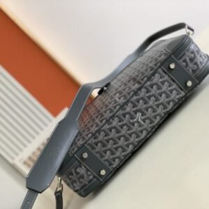 Alternative view of Fake Goyard Ambassade Briefcase Grey