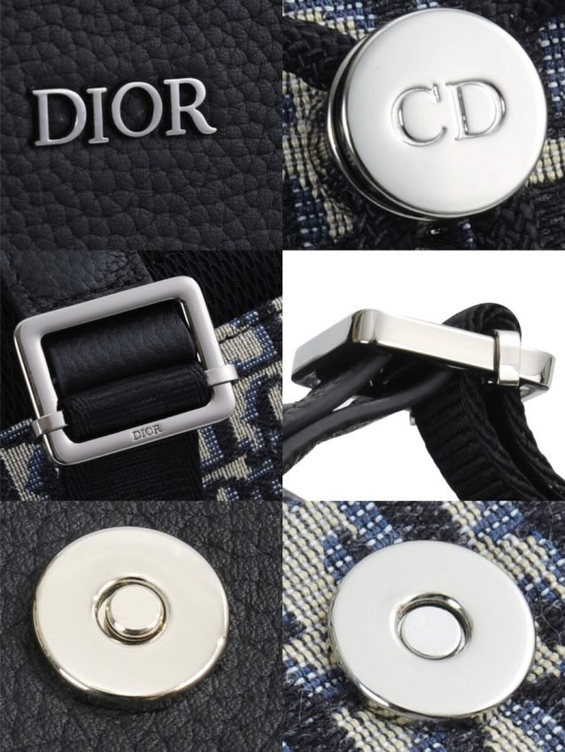 Fake Dior Saddle Backpack Beige - Image 8