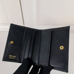 Alternative view of Replica Prada Saffiano Two Fold Wallet