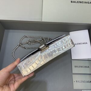 Alternative view of Replica Balenciaga Hourglass On Chain Silver