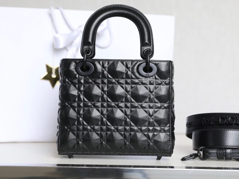 Fake Lady Dior Ultramatte Black Grid Abc - Image 5