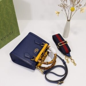 Alternative view of Replica Gucci Diana Small Tote Blue