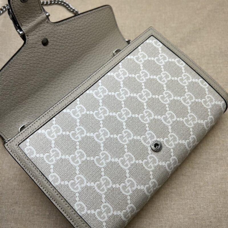 Replica Gucci Dionysus GG Chain Wallet Denim Beige - Image 6