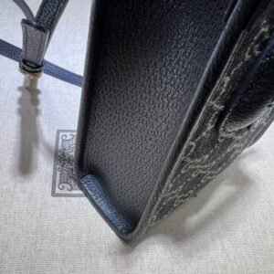 Alternative view of Fake Gucci Ophidia Mini Tote Bag Black Denim