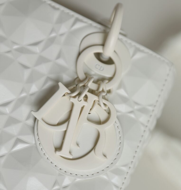 Fake Lady Dior Ultramatte White Grid Abc - Image 2