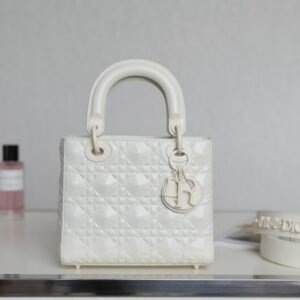 Fake Lady Dior Ultramatte White Grid Abc