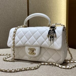 CHANEL CF 20 cm Lion White