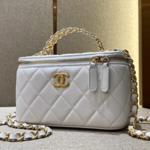 CHANEL 22S Handle Box Bag White