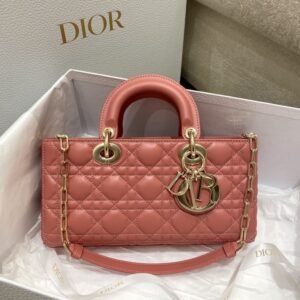 Fake Dior Lady D – Joy Large Bag Coral