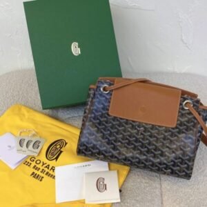 Fake Goyard Rouette Souple Brown