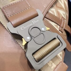 Alternative view of Fake Dior Saddle Bag Brown Triangle