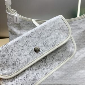Alternative view of Fake Goyard Boheme White