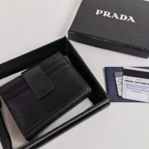 Alternative view of Fake Prada Saffiano Two Fold Wallet Silver